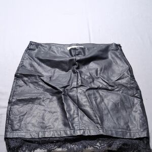 Black Pencil Mini Skirt for Cocktail Events